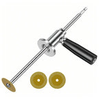 LOZLIN PVC Pipe Inside Cutter with Diamond Grit Cutting Wheel & 7 Inch Adjustable Depth 1/4 Inch Hex Shank Compatible with Impact Drivers and Drills