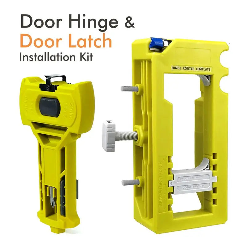 Door Hinge & Door Latch Installation Hardware Tool Kit, Hinge Mortise Template, Easy To Install & Use Chisel Sets, DIY Tools, Suitable for Woodworking Projects, Woodworking DIY [Sold 731 units]