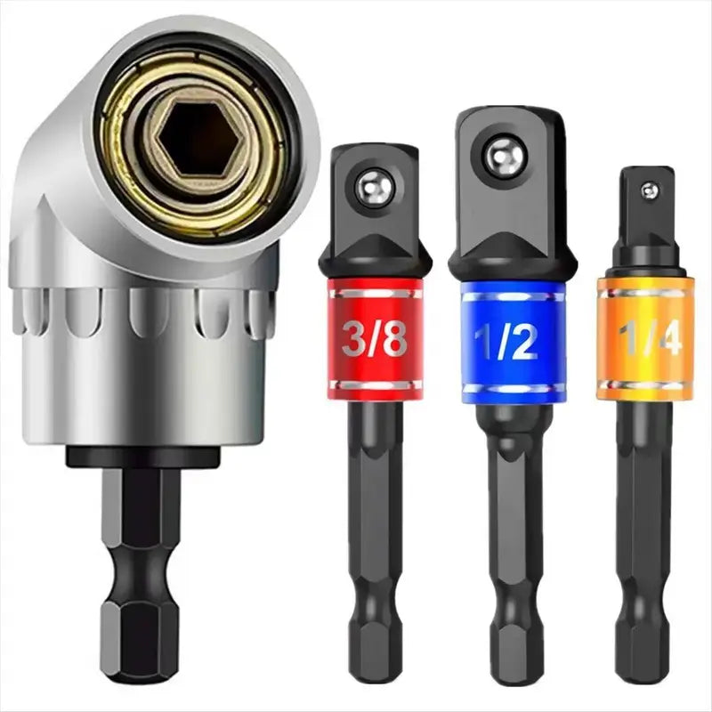 Impact Grade Electric Hand Tool, Screwdriver Socket Adapter Extension Set, Power Drill Sockets Adapter Set, Drill Attachment