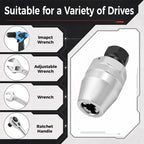 6-13mm Broken Bolt Extractor Set - Metal Damaged Stud Remover Tool for Impact Wrench and Ratchet, Non-Electric Manual Operation,Summervibes