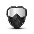 A Full-face Goggle with Anti-fog High-definition Lenses, a Detachable and Adjustable Ski Mask, and a Comfortable Handyman mask Sponge Pad - Made of Plastic Yard Work