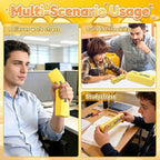 Large Butter Squishy Slow Rebound Toy, About 10 inches Giant Sensory Fidget Toy for Kids Adults, Funny Gag Gift Ages 3+.