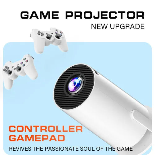 Smart Gaming Projector Android Projector with Wireless Controller and IR Remote Control