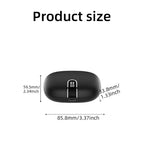 Wireless In-ear Earbuds with Built-in Mic, Waterproof Sports Earphones with LED Display, Wireless Noise Cancelling Headphones for Running Sports