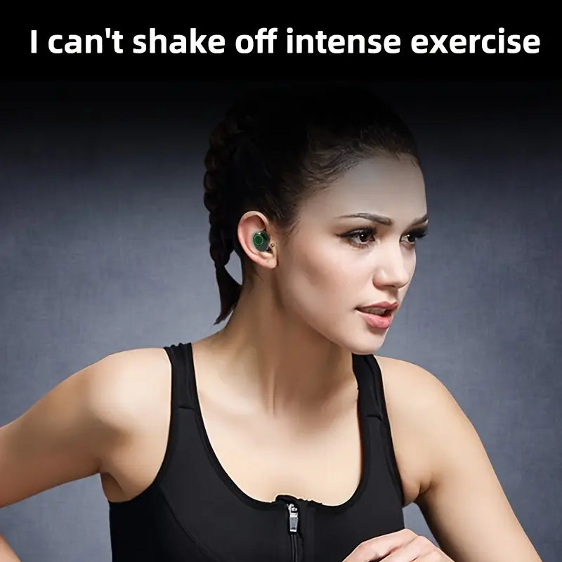 Wireless Earbuds Stereo Headset, Sport Headphones with Touch Control, Lightweight Wireless Earbuds, Bluetooth-compatible Earphones with Charging Case Included, Sports Wireless Earbuds