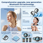 OWS Translator Bluetooth Earbuds Bluetooth 6.0 Headphones LED Multi-function Touchscreen Real-time Translation in 134 Languages Hi-Fi Sound Quality HD Calls Suitable for Entertainment, Music, Travel, and Office