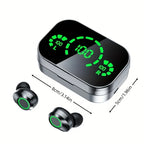 Wireless Earbuds Stereo Headset, Sport Headphones with Touch Control, Lightweight Wireless Earbuds, Bluetooth-compatible Earphones with Charging Case Included, Sports Wireless Earbuds