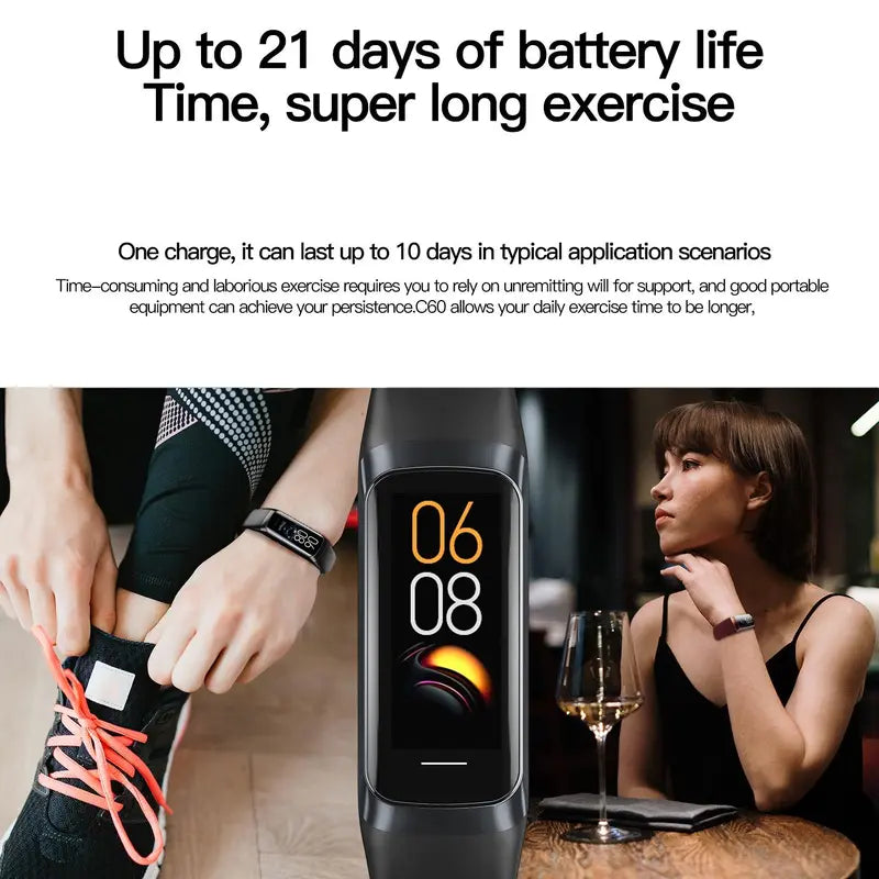 Waterproof Smart Watch, Multifunctional Smart Watch with Real-time Health Monitoring, Sports Tracking, Fashion Smart Watch for Women & Men, Health Fitness Smartwatch, Waterproof Fitness Smartwatches [Sold 562 units]
