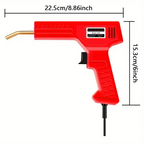 New Plastic Welder Rapid Fever Welding Repair Kit with Welding Nails + Pliers Plastic Welding Gun Used to Repair Most Plastic Cracks Repair Kit Overheating Protection