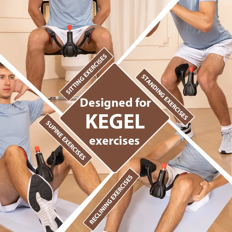 Nexpowx Kegel Exercise Equipment, Pelvic Floor Trainer, Leg Exercise Equipment, Resistance Spring Leg Trainer for Home Fitness Workout Suitable for Men and Women, Gift for Him & Her Daily Gym
