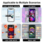 Rechargeable version Automatic Clicker - Auto Clicker Speed Tool – Fast Screen Tap Simulator for Smartphones and Controllers | Smart Trigger for Shopping, Rewards, Live Broadcast Likes and Tasks Portable Selfie（sold：945）