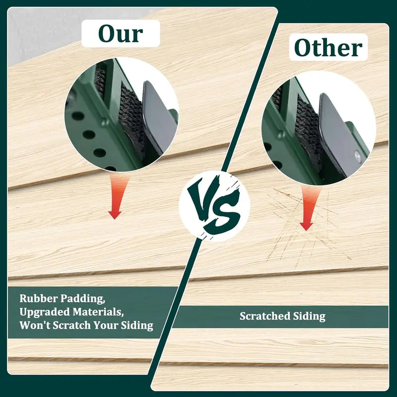 RDS SCM Siding Installation Tools Compatible with 5/16- Inch Fiber Cement Siding, Siding Mounting Kit with Adjustable Reveals, Lap Siding Gauge Made of Polycarbonate Body, Green,father'sdaygifts Hardware