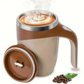 Automatic Magnetic Self Stirring Coffee Mug Rechargeable Stainless Steel Insulated Mixing Cup with Lid for Coffee Milk Tea Hot Chocolate and Protein Powder Christmas Gift