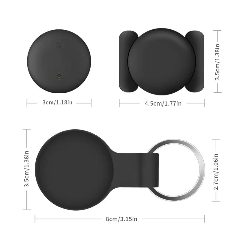 GPS Tracker for Car,Mini Trackers Device with Weatherproof Magnetic Case-No Monthly Fee-Best Hidden GPS Trackers,Anti-lost Device,Works with Apple
