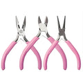 3-Piece Jewelry Pliers Set, Needle Nose, Round Nose & Wire Cutter Tools for Jewelry Making, Repair & Crafts