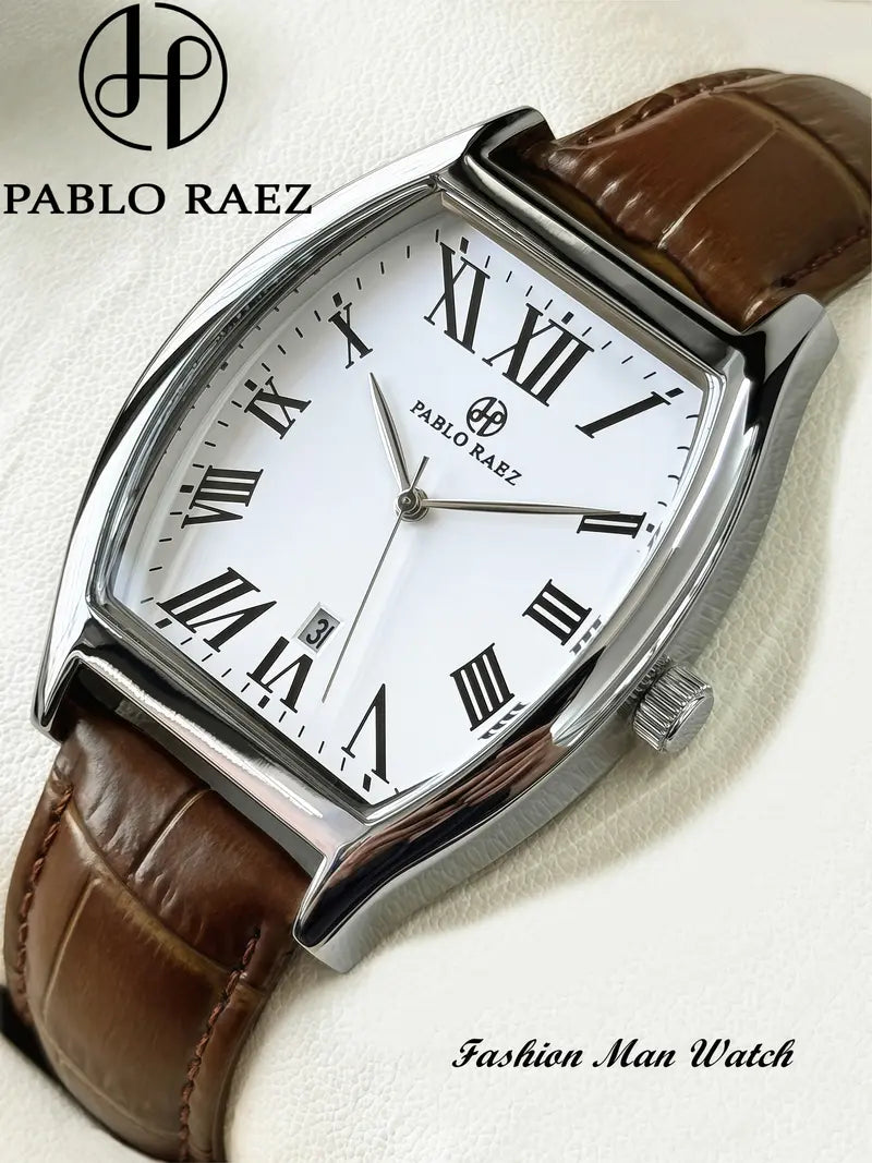 Men's Business Fashion Analog Quartz Watch, Business Fashion Watches, Fashion Waterproof for Party, Daily Clothing Decor, Trendy All-match & Exquisite Watch for Gift [Sold 596 units]