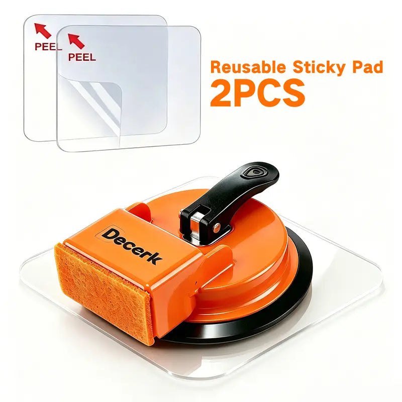 Floor Gap Fixer Tool fathers day gift Suction Cup Gap Puller with 2 Reusable Sticky Pads & Rubber Mallet, Heavy Duty Repair Tool, Laminate Flooring Tools, Vinyl Floor Repair Kit, Gap Tool