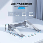 Laptop Stand for Desk, Aluminum Laptop Riser, Ergonomic Computer Stand Compatible with MacBook Pro/Air, Dell, HP, Lenovo, 10-17.3'' [Sold 705 units]