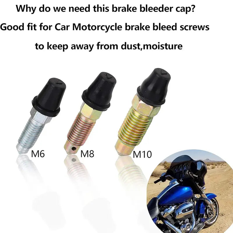 Gifts Brake Bleeder Hose - One Way Check Valve Tube Bleeding Tool Kit for Hydraulic System Bleeding,Universal Brake Fluid Bleeder Ki for Car Motorcyle Clutch, Soft Tube with Metal Clips