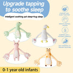 Giraffe Baby Soothing Pillow, Ultra-Soft Cotton Snuggle Sleep Cushion for Newborns, 3 Adjustable Modes with Remote, Maternity Support, Perfect Baby Shower & Birthday Gift Box