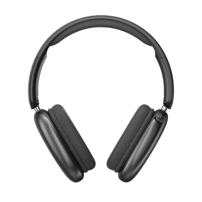 Wireless Bluetooth Headphones, Over-Ear, Deep Base, Foldable, Mic for iOS/PC Headphones Android Memory Headset, Travel Headphones, Perfect Gift for Men Women, Black