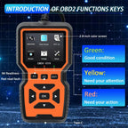 Car OBD2 Scanner Diagnostic Tool, Car Voltage Tester Engine Fault Code Scanner, Charging Tester Diagnostic Tool for OBDII-V519, Gifts, Repair, Digital Automotive Battery Relay Tester, OBD Port, Car Circuit Tester, Car Scanner Fixed