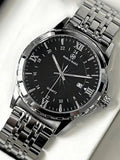 Men's Business Fashion Round Dial Analog Quartz Stainless Steel Watch, Fashion Watch for Party, Daily Clothing Decor, Trendy All-match & Exquisite Watch for Birthday Gift with Box [Sold 1000+ units]