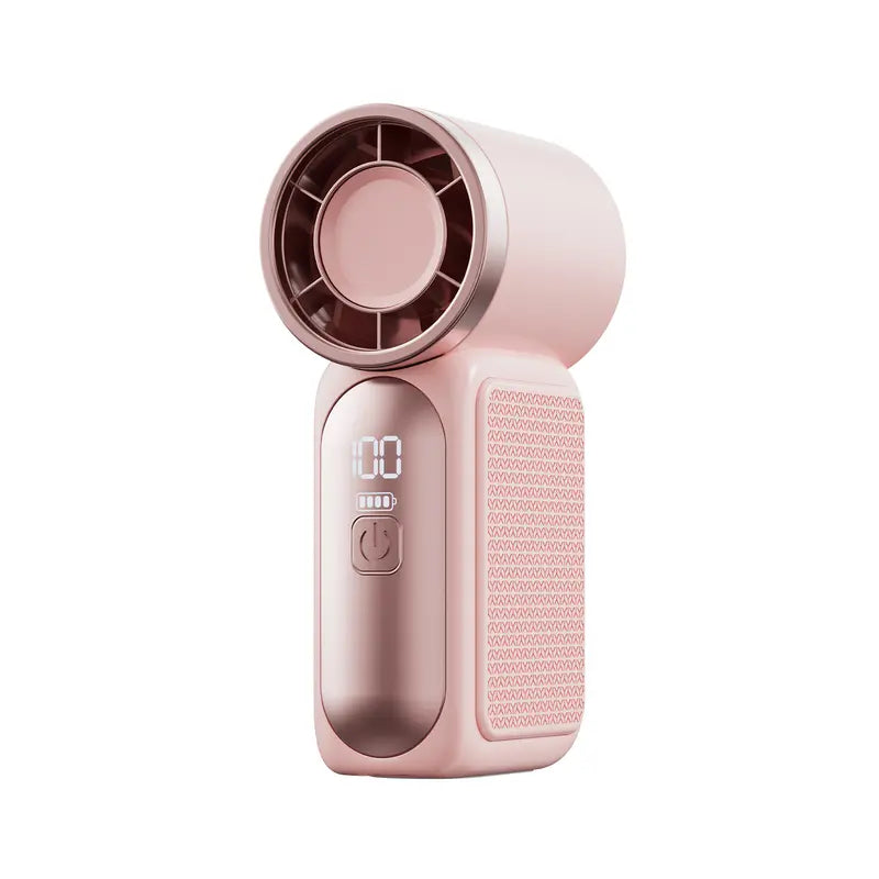 GAIATOP HF-18 Super Mini Portable High Velocity , 1-100 Speed Turbo, Digital Display, LED Light, USB Rechargeable, Cool Gadgets for Eyelash Drying, Hot Flashes, Mini Useful Gifts