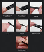 24pcs Professional Nail Clippers Kit - Razor-Sharp Blades For Precise Cutting, DurableAnd Long-Lasting Construction For Both Fingernail And Toenail Trimming Needs -Quality Nails At Home With Essential Tools For Complete Pedicure Care