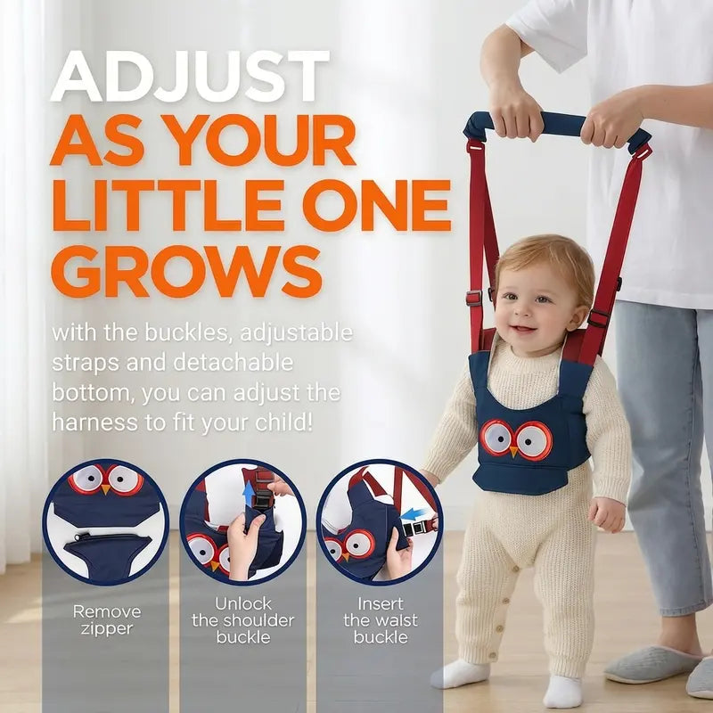 Baby Walking Harness Handheld Kids Walker Helper Toddler Infant Walker Harness Assistant Belt Child Baby Walk Learning Help Support Assist Trainer Tool for 7-24 Month Old  [Sold 609 units]