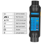 12V 7 Pin Car Towing Light Tester, Caravan Towing Tow Bar Light Wiring Tester, Trailer Tester Plug Socket Automotive Diagnostic Tools