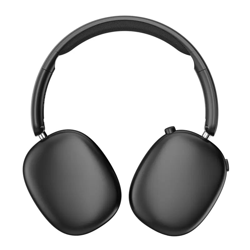 Wireless Bluetooth Headphones, Over-Ear, Deep Base, Foldable, Mic for iOS/PC Headphones Android Memory Headset, Travel Headphones, Perfect Gift for Men Women, Black