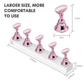 Nail Stand for Nails Art Display Practice Nail Holder for Painting Nails Stand for False Nail Press On Designs Magnetic Fake Nail Holder For Home DIY Salon Supplies Acrylic Nail Art (Tape Not Included, Must Be Purchased Separately) [Sold 703 units]