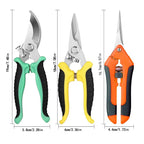3pcs Multipurpose Heavy Duty Stainless Steel Garden Pruning Shears Set, Gardeners Pruning Tool, Sharp Durable for Fruit Tree Branch Cutting, Limb Branch Cutter, Garden Tools [Sold 611 units]