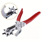 Belt Punch Pliers - Specialty Hand Tool with Smooth Hole Puncher, DIY Tools for Belt Perforation, Home Leather Projects, Father's Day Gift