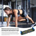 【Upgraded Version】 Push up Board, Push-up Board Training Set,28 Holes Home Push-up Training Board, Pull Bar, Chest Muscle Abdominal Muscle Training Equipment for Men & Women, Fitness Enthusiasts, Upper Body Strength, Portable Design, Ab Workout Machine