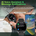 Smartwatch 2026 New Arrival, Metal Body, Silicone Band, Multiple Watch Faces, Wireless Communication, SMS Alerts, Sports Modes, USB Charging, Music Control, Step Counter, Gift Idea, Multifunctional Touchscreen Smartwatch [Sold 538 units]