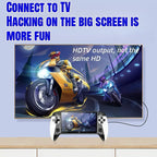 X9 Handheld Game Console, Rechargeable Portable Game Console with Built-in 10 Emulator Games, Handheld Wireless Gaming Console for Home & Travel, Protective #SummerVibes summerwins