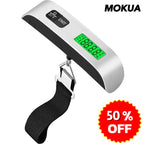 Portable Digital Luggage Scale, Pet Scale for Accurate Weighing, 110lbs Hanging Baggage Scale with Backlit LCD Display, Portable Suitcase Weighing Scale, Travel Luggage Weight Scale with Hook, Strong Straps for Travelers