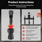 10-Pcs Blind Hole Bearing Puller Kit, 8-25 mm/0.31-0.98 in Automotive & Motorcycle Wheel Inner Bearing Removal Tool Set  [Sold 518 units]