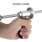 LOZLIN PVC Pipe Inside Cutter with Diamond Grit Cutting Wheel & 7 Inch Adjustable Depth 1/4 Inch Hex Shank Compatible with Impact Drivers and Drills