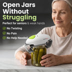 RoboTwist Automatic Jar Opener, Deluxe Accessibility Model with Enhanced Torque, Hands-Free Electric Opener for All Jar Sizes – Ideal for Limited Grip Strength and Easy for Anyone to Use