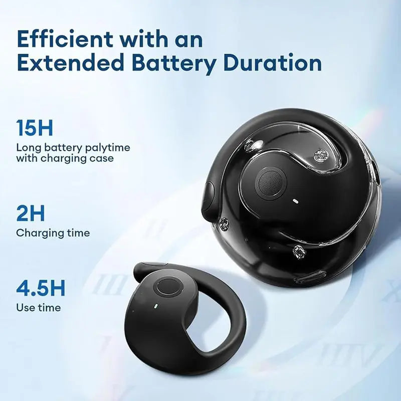 Wireless Bluetooth Earphones Wireless Bluetooth 5.4 Waterproof Sport Headsets Support Playing Music Phone Calls Headphones Noise Reduction Headphones with Mic