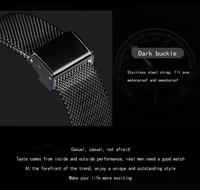 LIGE Men's Casual Trendy Quartz Wristwatch - 40mm Round Quartz Dial, 30m Waterproof, Adjustable Hook Strap, Custom Fit, Easy to Use, Male Wear Fashion Accessory, Unique Gift for Him [Sold 608 units]