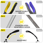 Volmees 43" Extra Long Grabber Reacher Tool, Grabbers for Seniors Grab it Reaching Tool w/Anti-Drop Cord, Lightweight Trash Grabber Pickup Tool 360°Rotating Jaw +Magnets, Heavy Duty Foldable Grabber