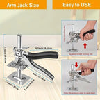Labor-Saving Arm Jack, Heavy Duty 1 Count Cabinet Board Lifter & Tile Height Adjuster, Hand-Lifting Tool for Door Panels & Drywall Lifting
