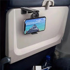 60 Degree Rotatable Phone Holder, 1 Count Universal Multi-angle Adjustable Phone Stand, Phone Accessories for Flying Traveling, Business Trip, Mobile Phone Stand