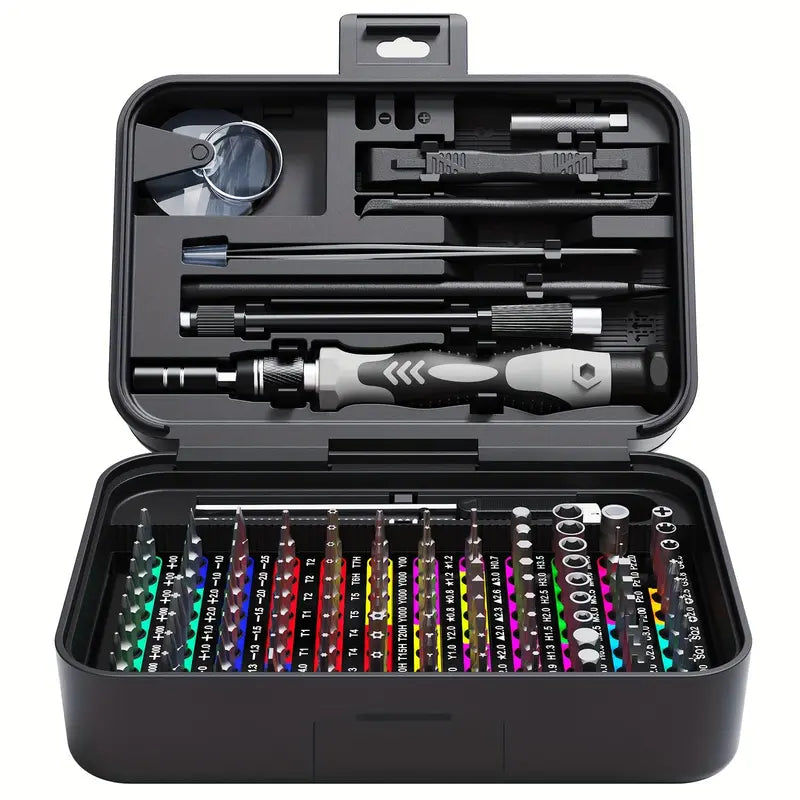 132 In 1 Precision Screwdriver Hardware Set, Magnetic Screwdriver Tool Set with 108pcs Bits, Multipurpose Screwdriver Tool Kit for Repairing Phone, Heavy Duty Industrial Tools, Precision Screwdriver#Holiday gifts #summerfinds#Fathers DayGift