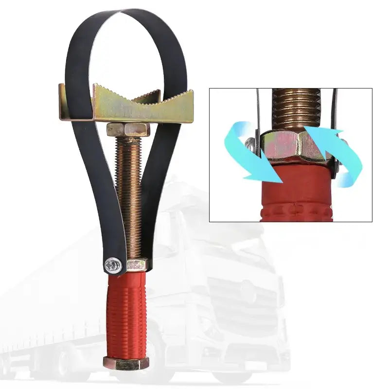 New Adjustable Diameter Auto Oil Filter Removal Strap Wrench, Car Tools, Car Accessories, Strap Wrench Oil System Tools & Equipment
