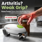 RoboTwist Automatic Jar Opener, Deluxe Accessibility Model with Enhanced Torque, Hands-Free Electric Opener for All Jar Sizes – Ideal for Limited Grip Strength and Easy for Anyone to Use